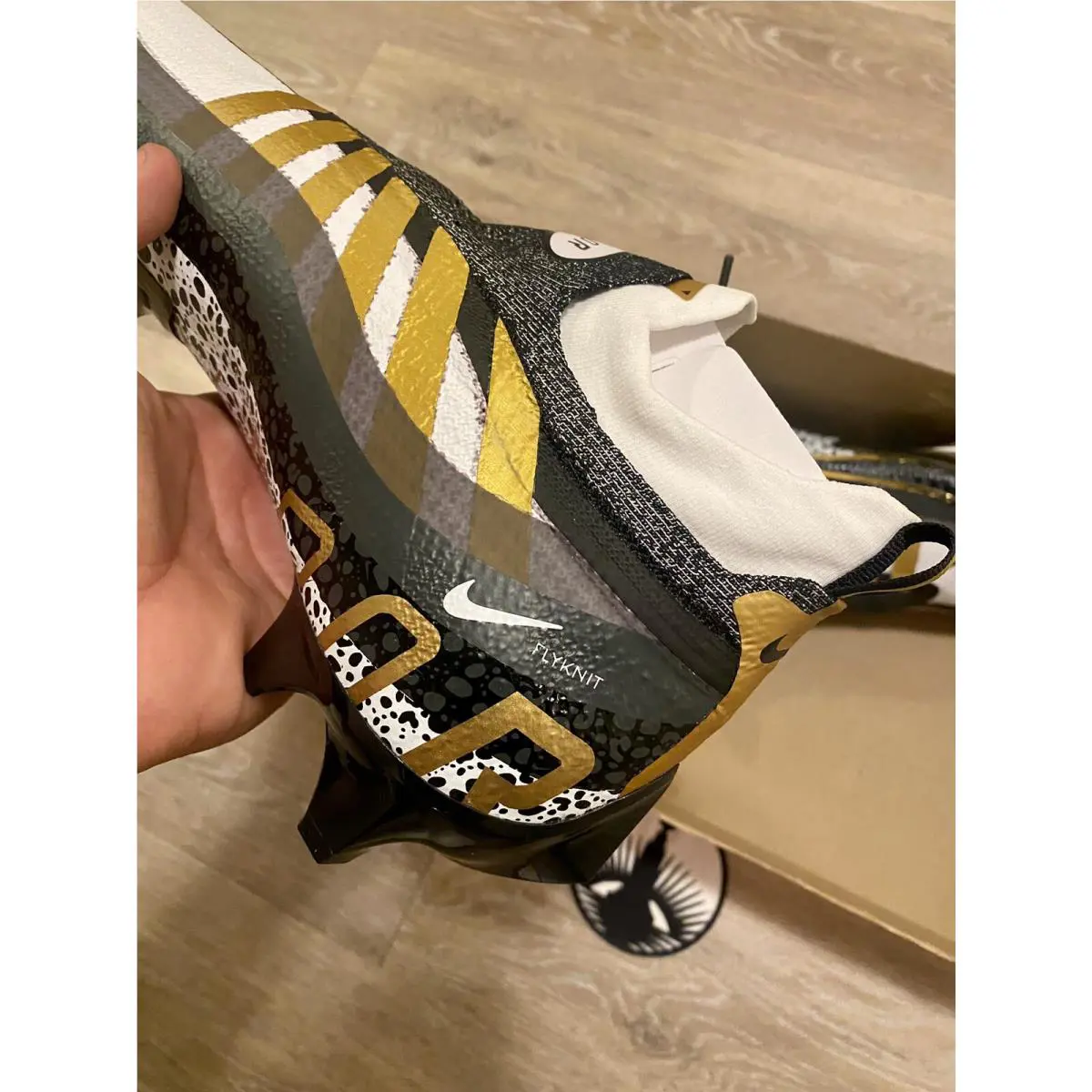 Nike shoes - Nike Vapor Edge Elite 360 - DQ3558-002 - Black/White/Dark Smoke Grey/Metallic Gold (UPC: 195866254923) 1