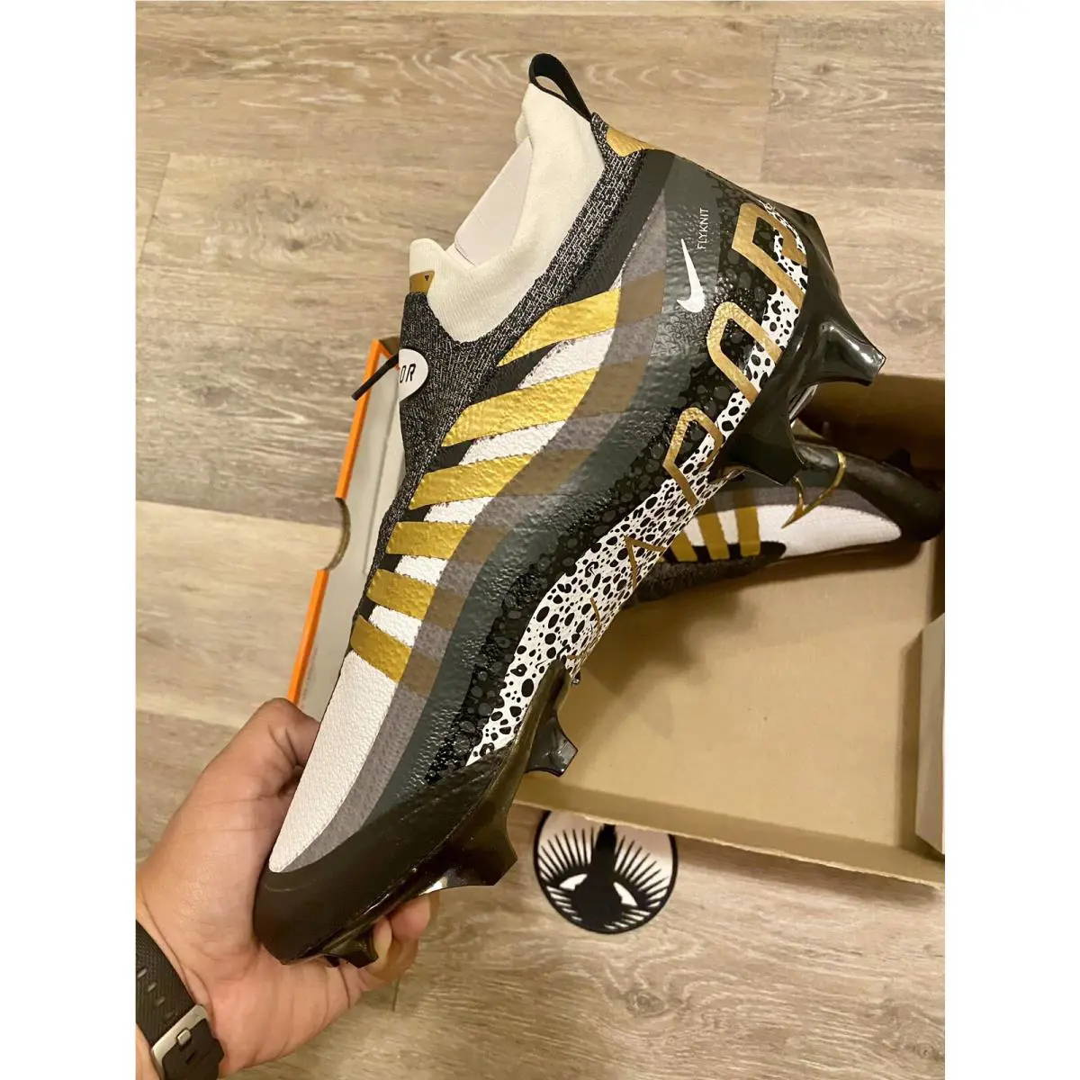 Nike shoes - Nike Vapor Edge Elite 360 - DQ3558-002 - Black/White/Dark Smoke Grey/Metallic Gold (UPC: 195866254923) 3