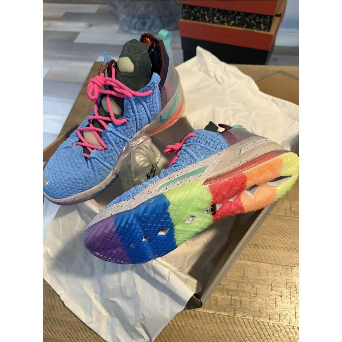 Nike Lebron 18 `best of 1-9’ DM2813-400 Size 11.5 Men`s / 13 Wmn`s