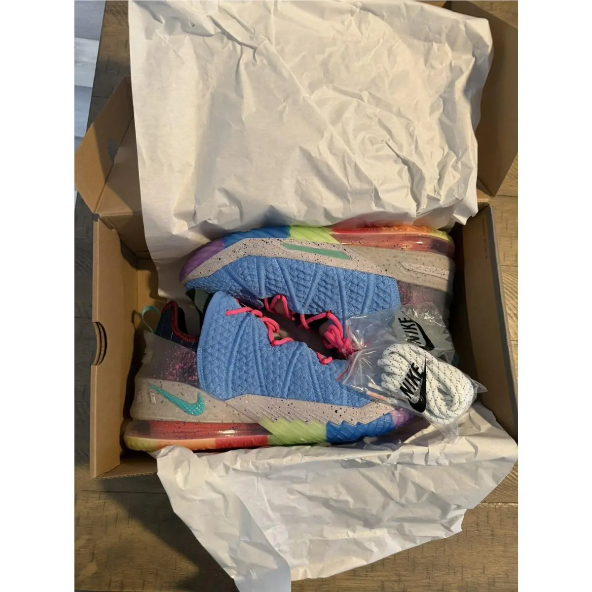 Nike shoes - Lebron  18 - Lebron - DM2813-400 - Multicolor 0