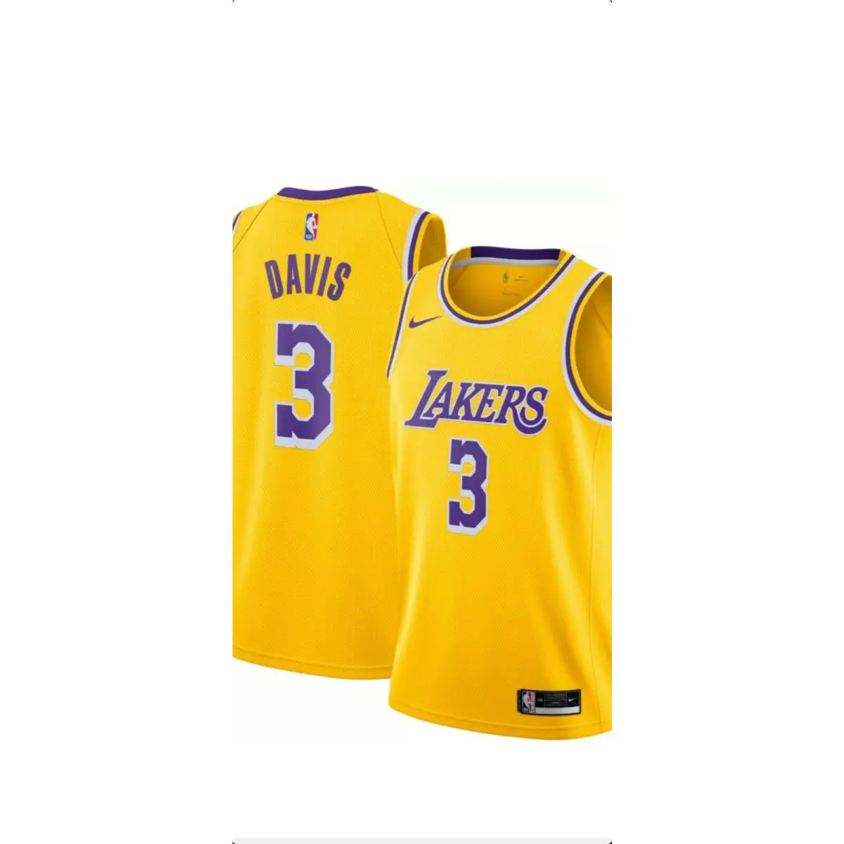 Anthony Davis Lakers Nike Swingman Icon Edition Jersey Size Mens XL 52 - Gold