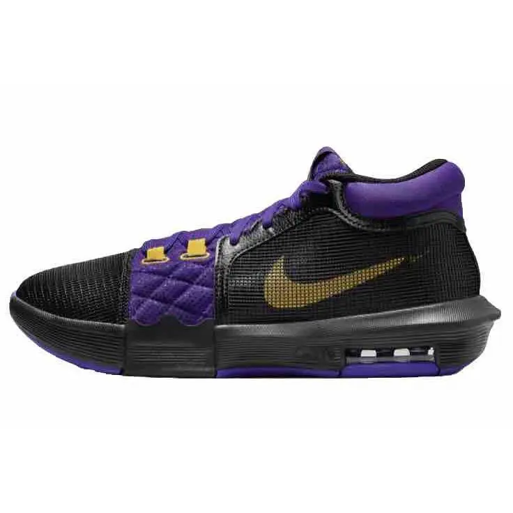 Nike shoes - Nike LeBron Witness 8 - LeBron Witness - Purple/Gold/Black 6