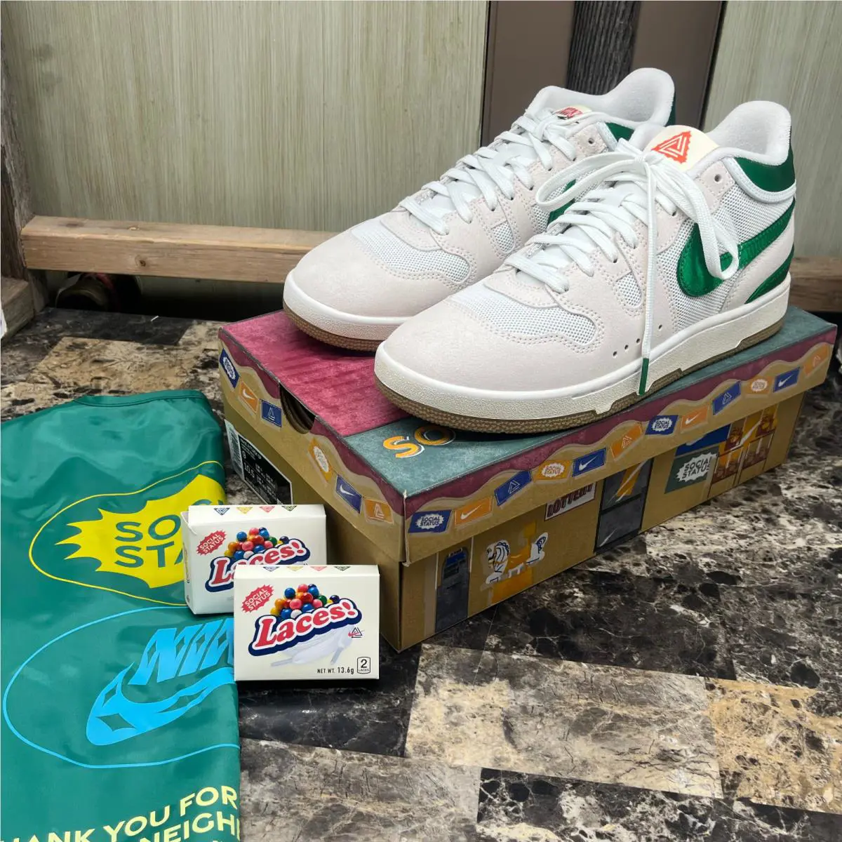 Nike x Social Status Mac Attack SP Social Currency DZ4636-102 Men`s 9 Ripped Box