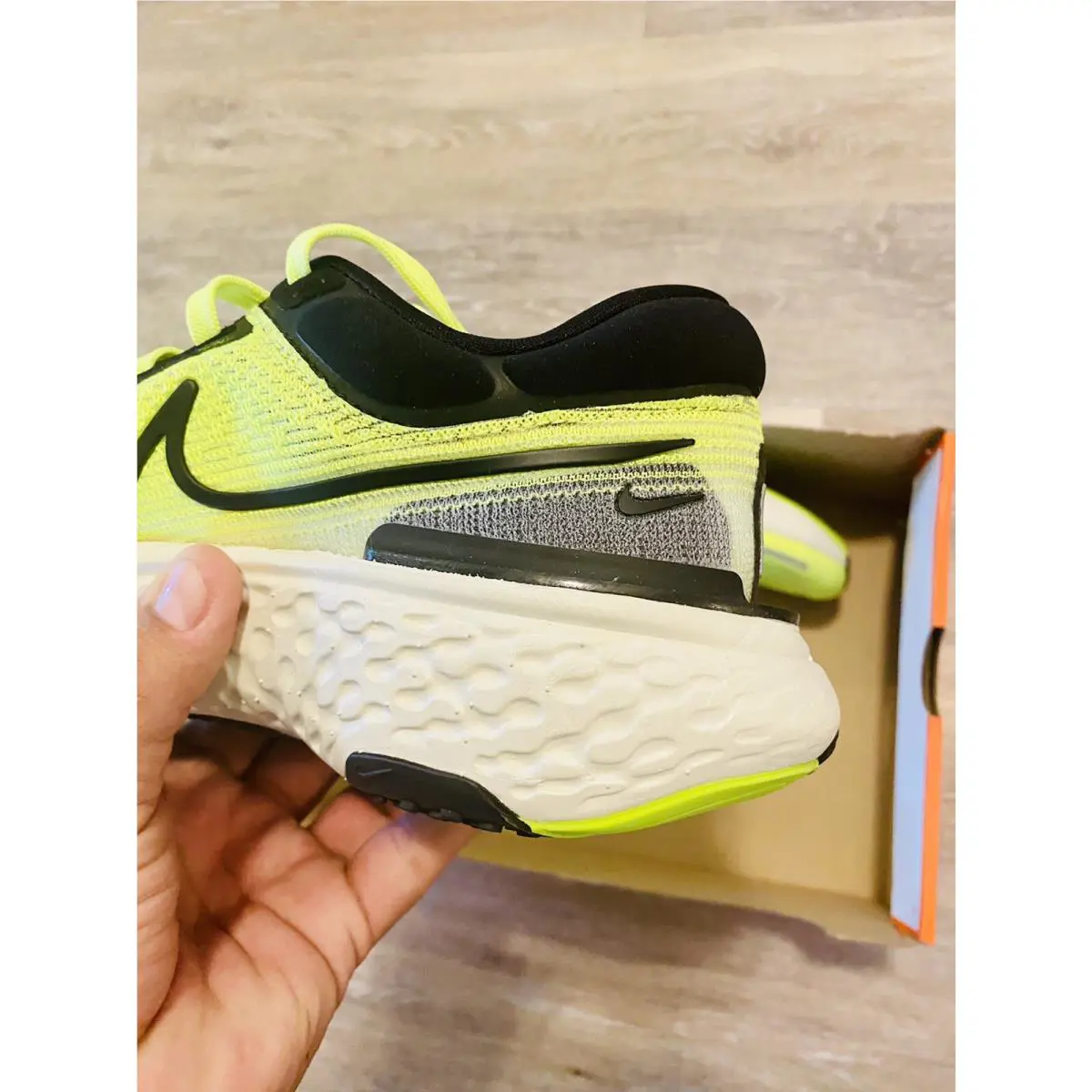 Nike shoes - Nike ZoomX Invincible Run Flyknit - CT2228-700 - Volt/Barely Volt/Black (UPC: 194955728819) 1