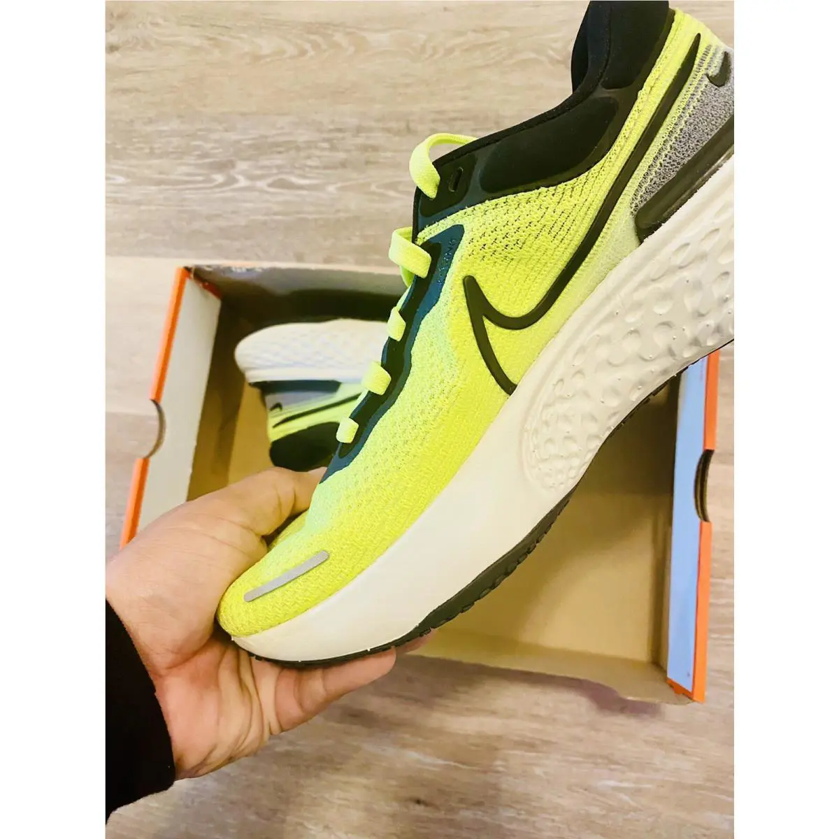 Nike shoes - Nike ZoomX Invincible Run Flyknit - CT2228-700 - Volt/Barely Volt/Black (UPC: 194955728819) 2