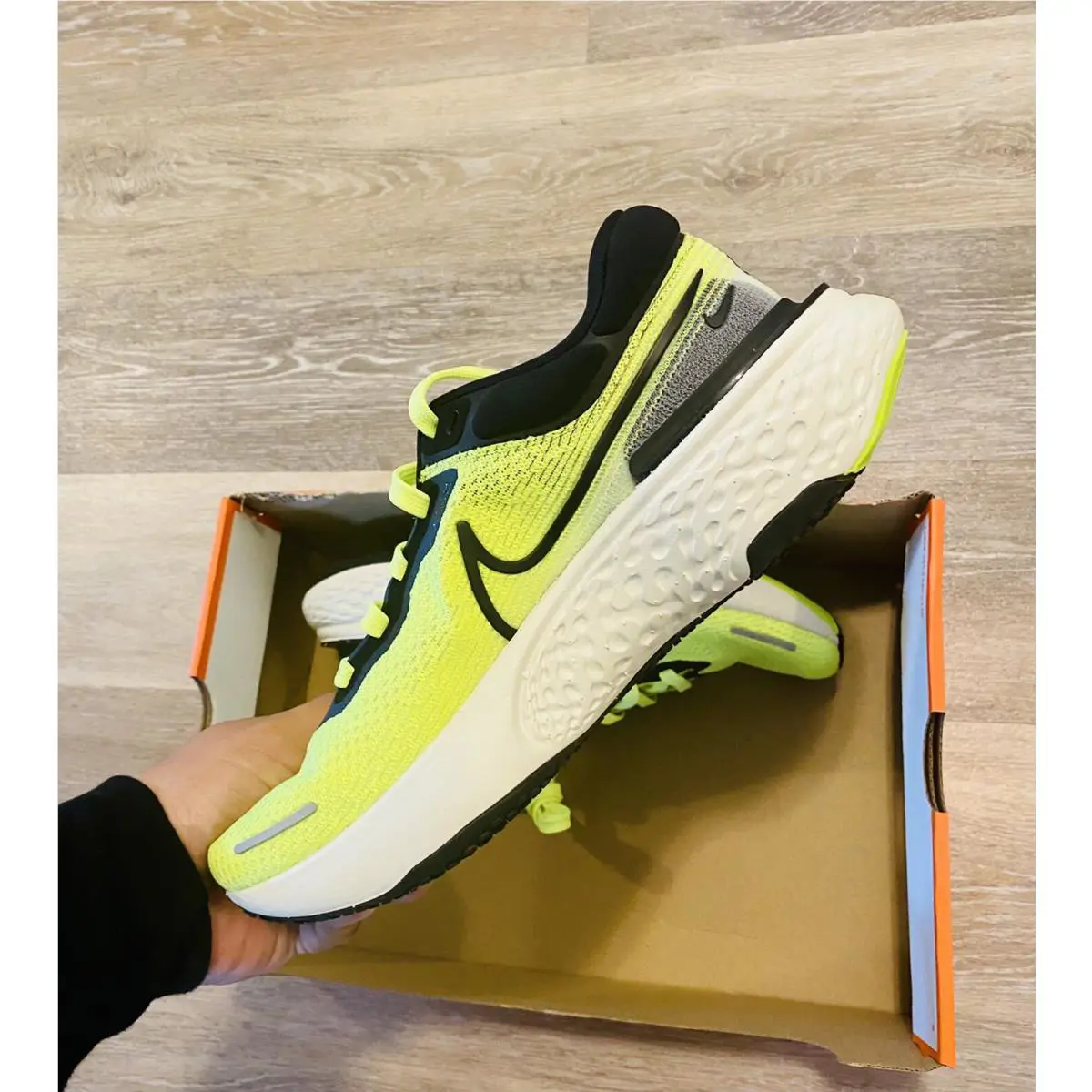 Nike shoes - Nike ZoomX Invincible Run Flyknit - CT2228-700 - Volt/Barely Volt/Black (UPC: 194955728819) 3