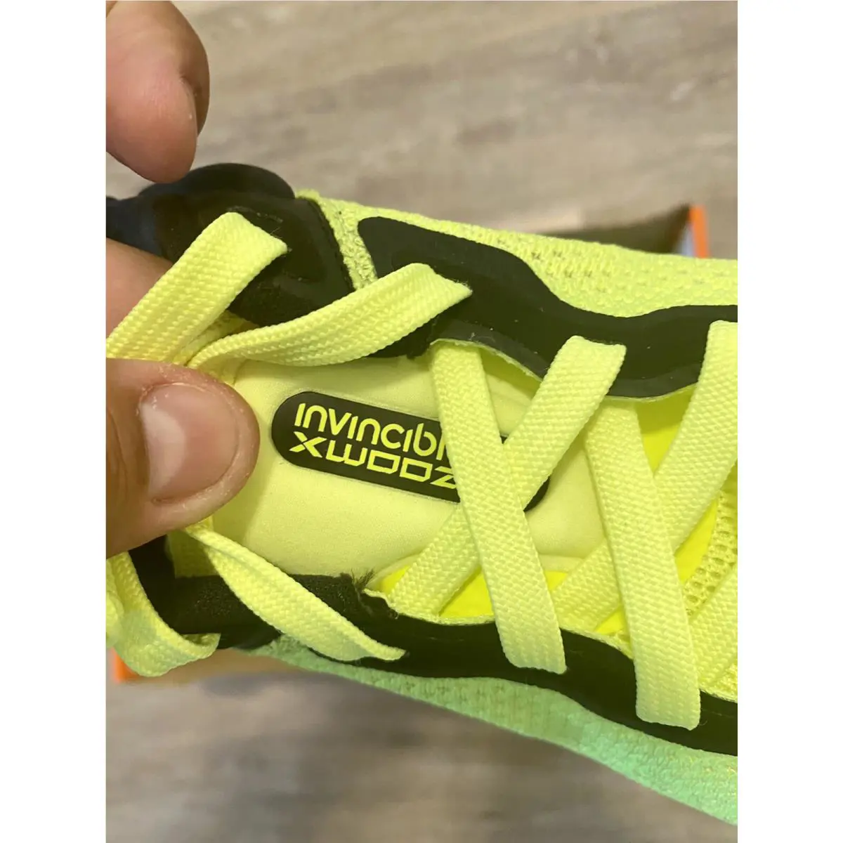 Nike shoes - Nike ZoomX Invincible Run Flyknit - CT2228-700 - Volt/Barely Volt/Black (UPC: 194955728819) 6