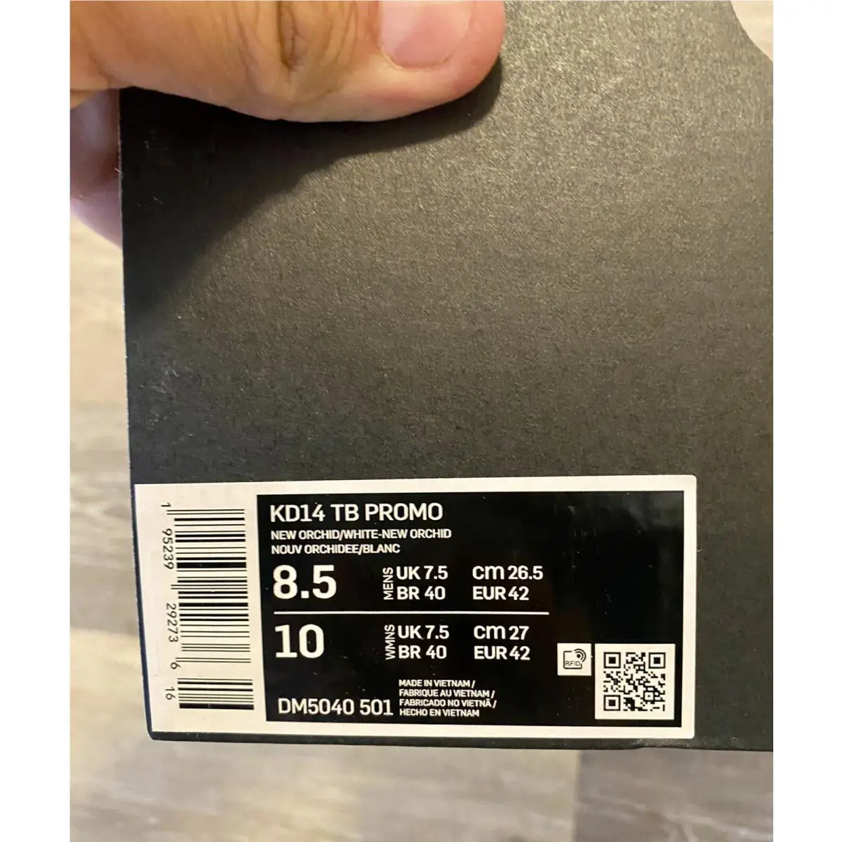 Nike shoes - Nike KD14 Promo - Promo - DM5040-501 - New Orchid-White (UPC: 195239292736) 10