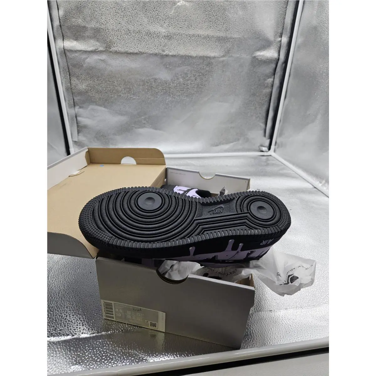 Nike shoes - Nike Air Force 1 - Air Force - Black 5