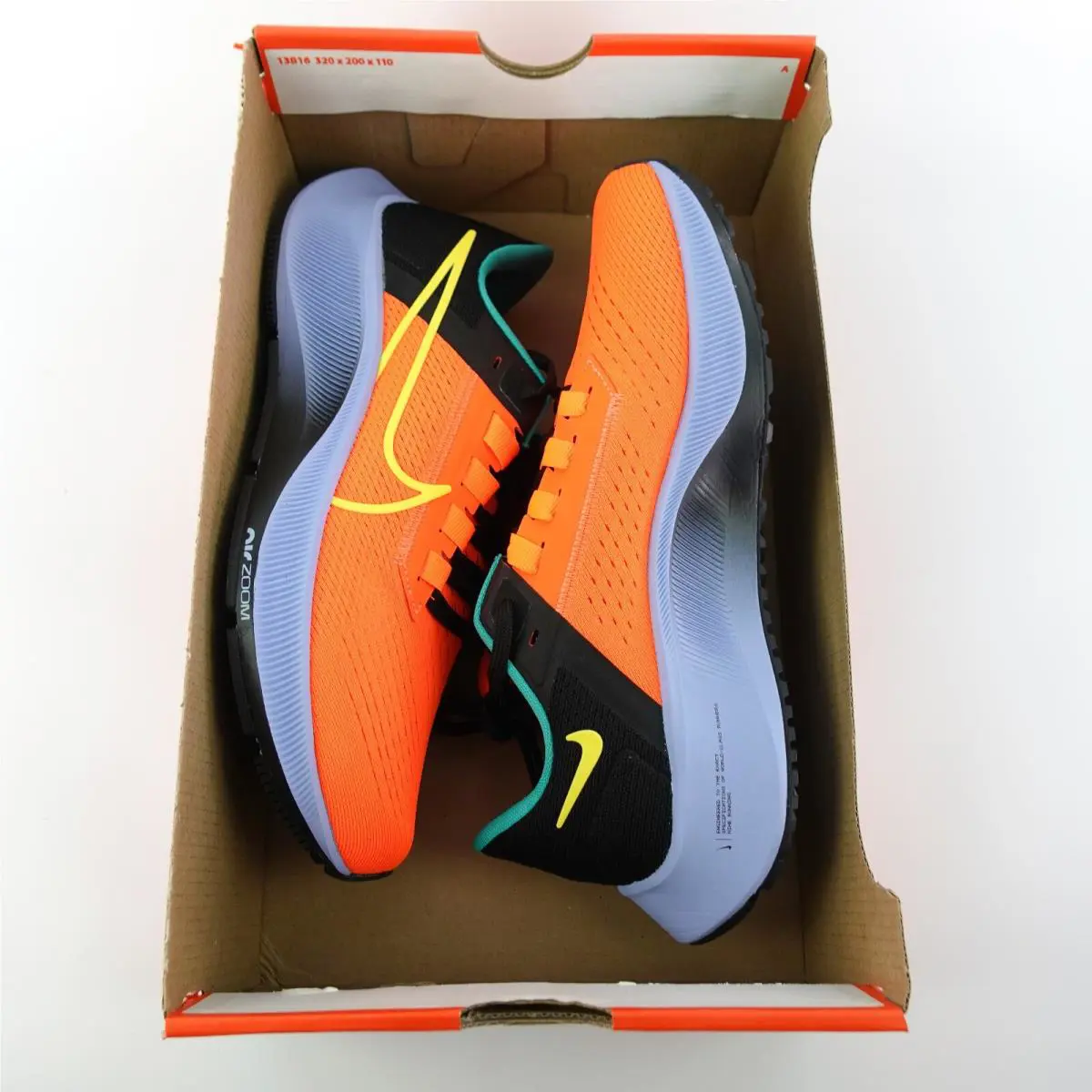 Nike shoes - Nike Air Zoom Pegasus 38 - DM9052 800 - Hyper Crimson / Yellow Strike - Black 8