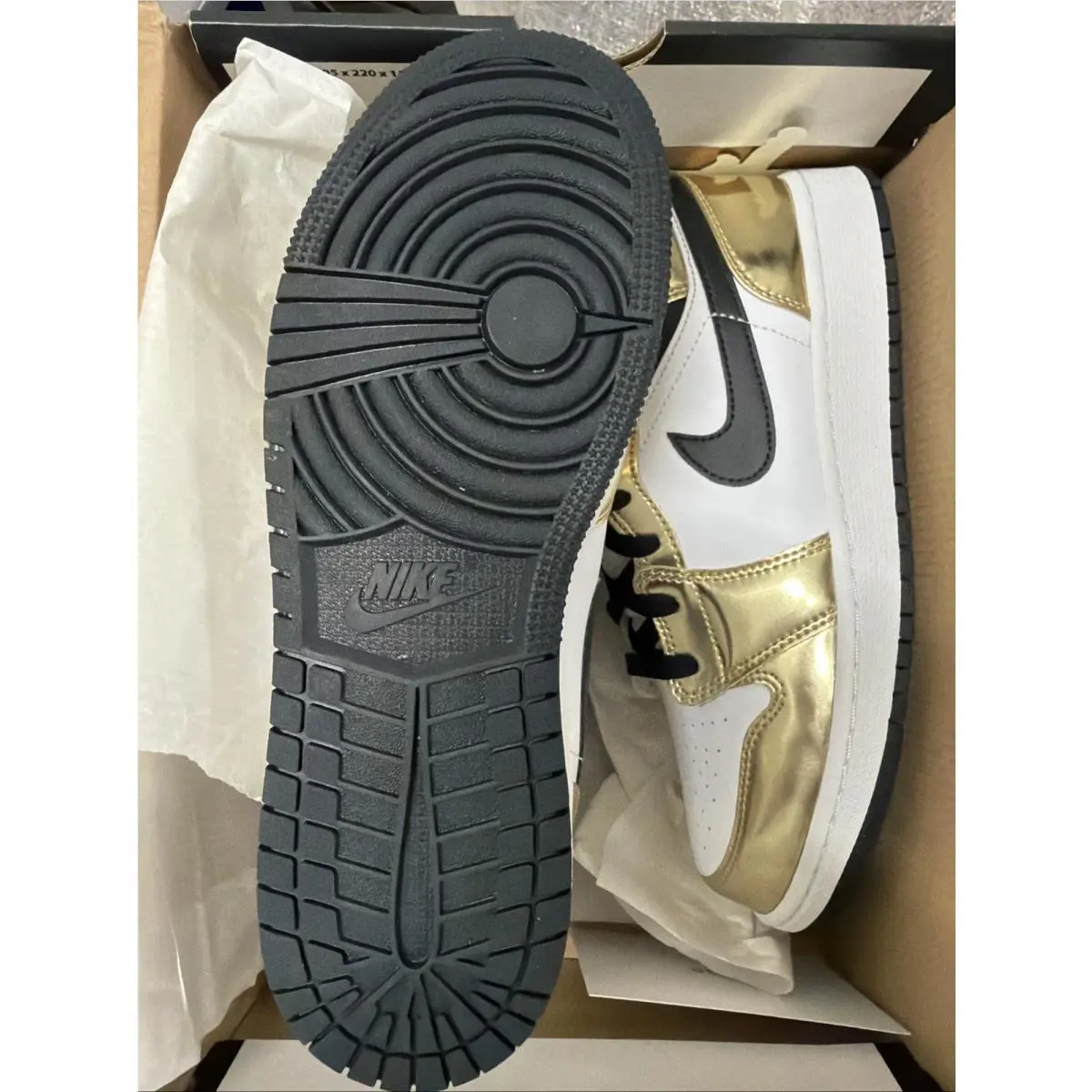 Nike shoes - Air Jordan 1 - Air - DC1420-700 - Metallic Gold/Black-White 1