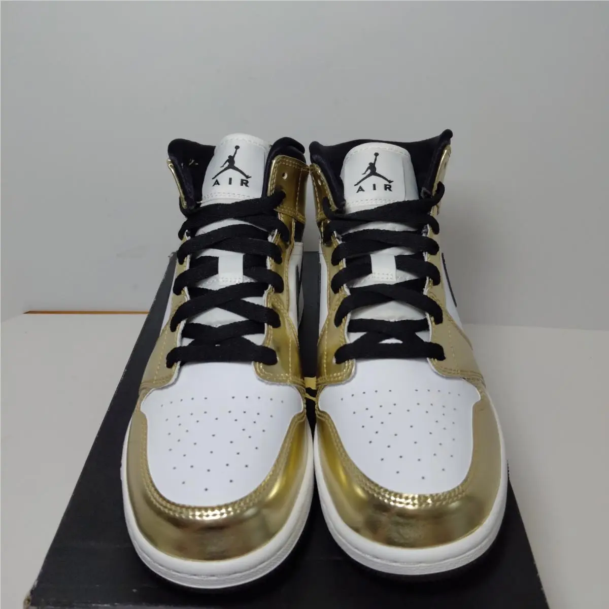 Nike shoes - Jordan 1 Mid - Mid - DC1420-700 - Metallic Gold/Black-White, Manufacturer: Metallic Gold/Black-White 1