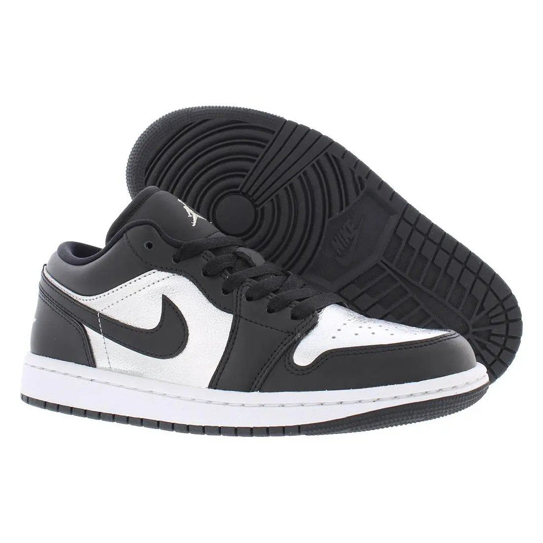 Nike Air Jordan 1 Low SE Womens Shoes Size 6.5 Color: Black/metallic