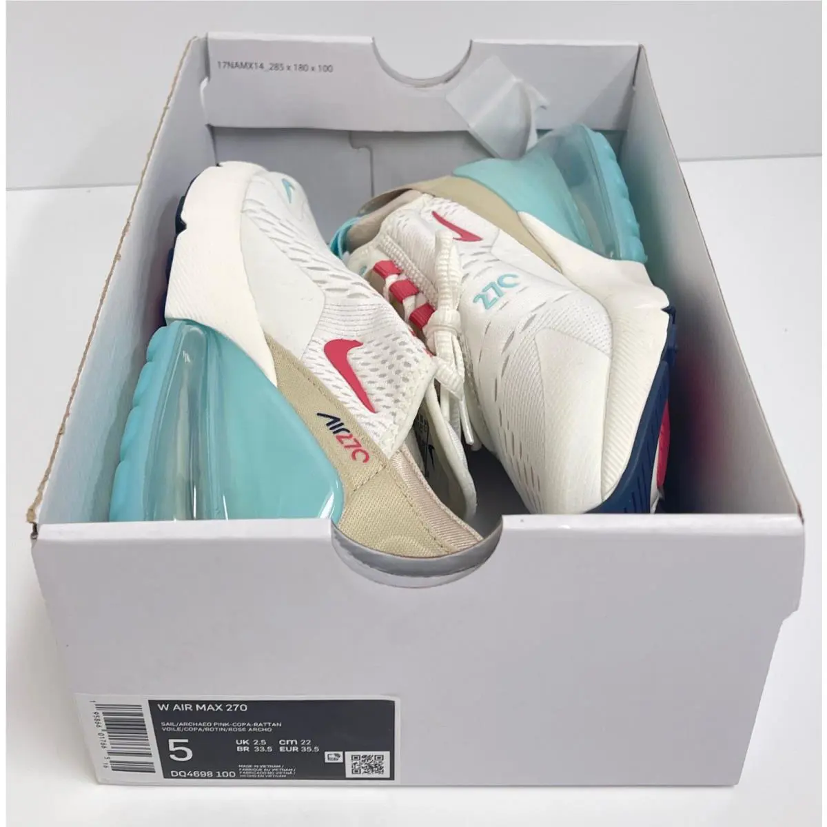 Nike shoes - Nike Air Max 270 - Air Max - DQ4698-100 - Copa Gypsy Rose Rattan (UPC: 195866017665) 7