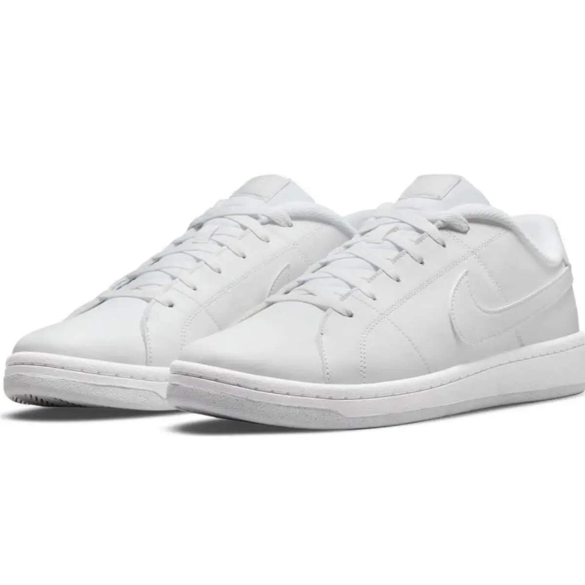 Nike Unisex White Court Royale 2 Low Top Sneakers CQ9246-101 Size US 8.5 - White