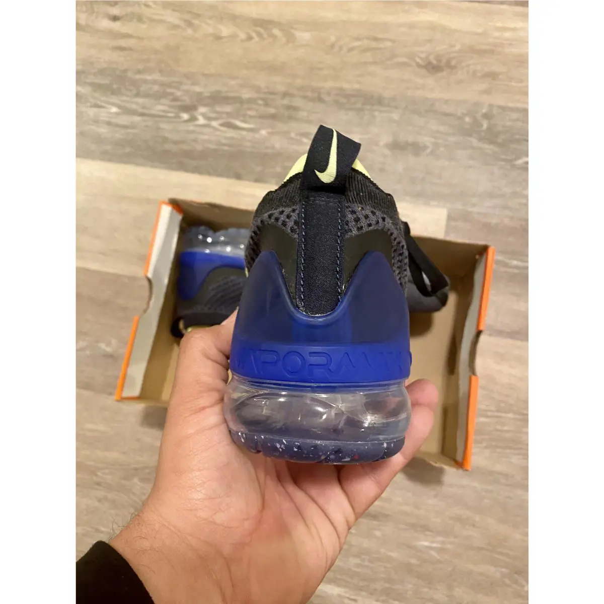 Nike shoes - Nike Air Vapormax 2021 Flyknit - DH4085-400 - Obsidian-Light Lemon Twist (UPC: 195238828042) 0