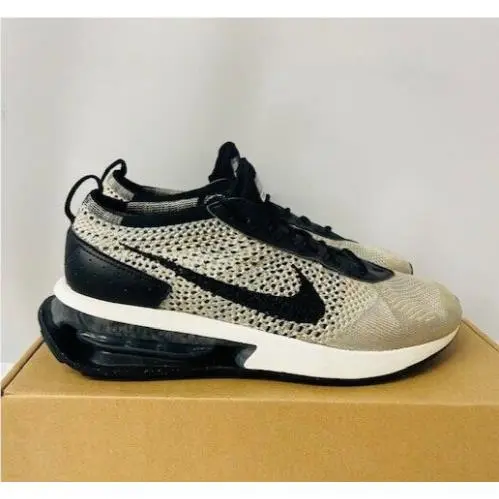Nike Women Air Max Flyknit Racer in Sesame/black/ocean Cube FD2285 200 Size 9.5