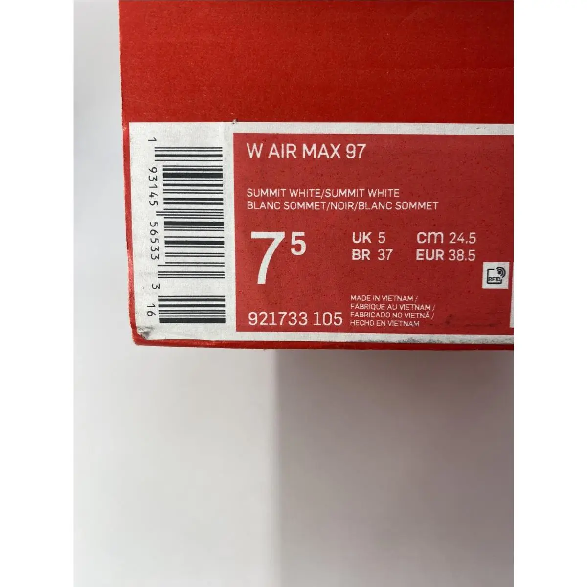 Nike shoes - Nike Air Max 97 - Air Max - 921733 105 - Summit White (UPC: 193145565333) 6