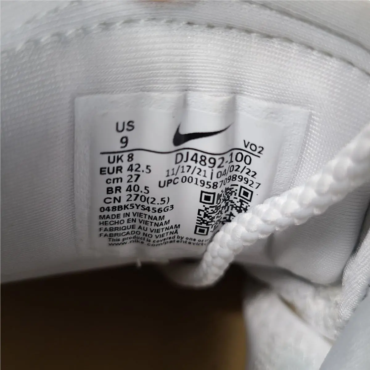 Nike shoes - Nike Zoom LeBron - Zoom LeBron - DJ4892100 - White 8