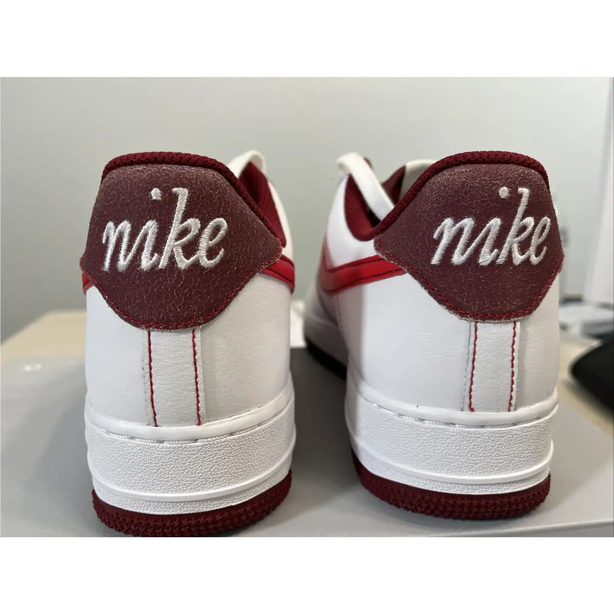 Nike shoes - Nike Air Force 1 `07 - DA8478 101 - White/University Red-Team Red 7