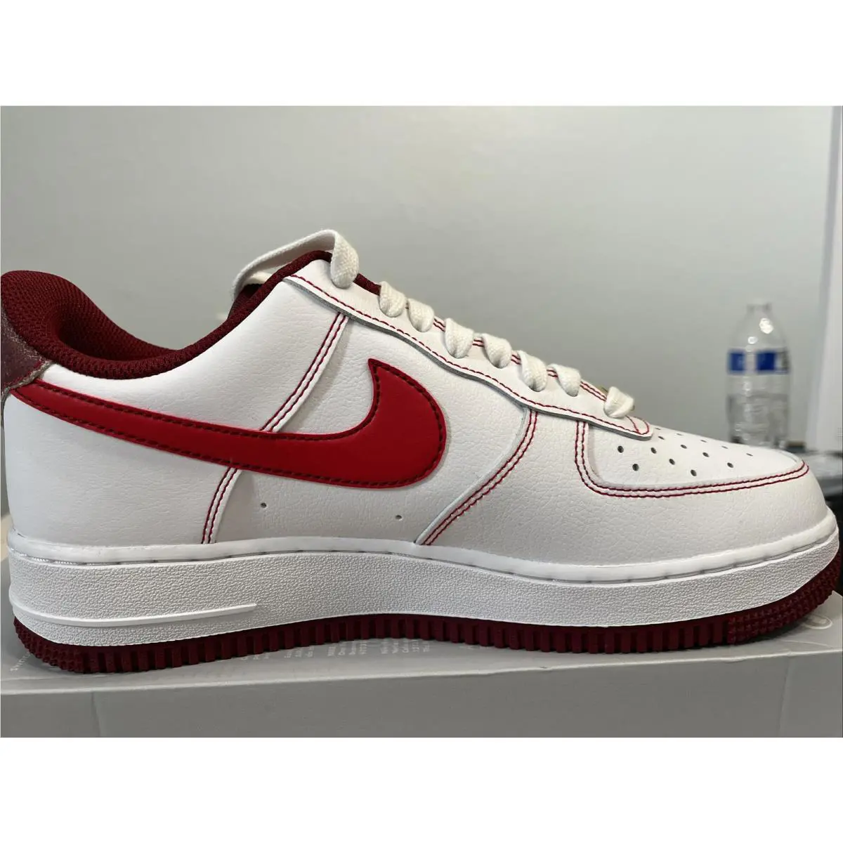 Nike shoes - Nike Air Force 1 `07 - DA8478 101 - White/University Red-Team Red 1