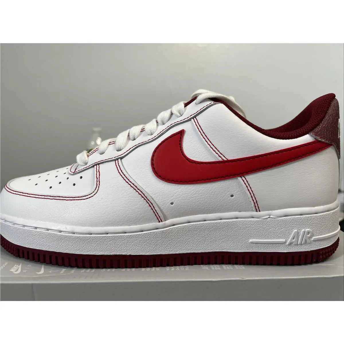 Nike shoes - Nike Air Force 1 `07 - DA8478 101 - White/University Red-Team Red 2