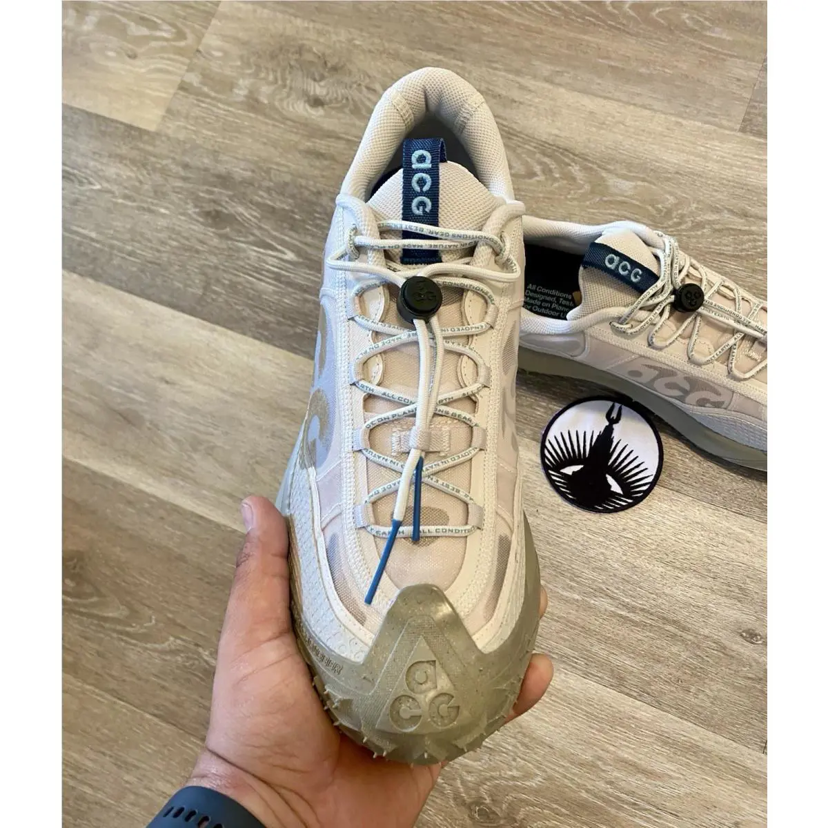 Nike shoes - Nike ACG Mountain Fly 2 - DV7903-101 - Light Orewood Brown / Khaki / Light Bone (UPC: 197595983693) 4