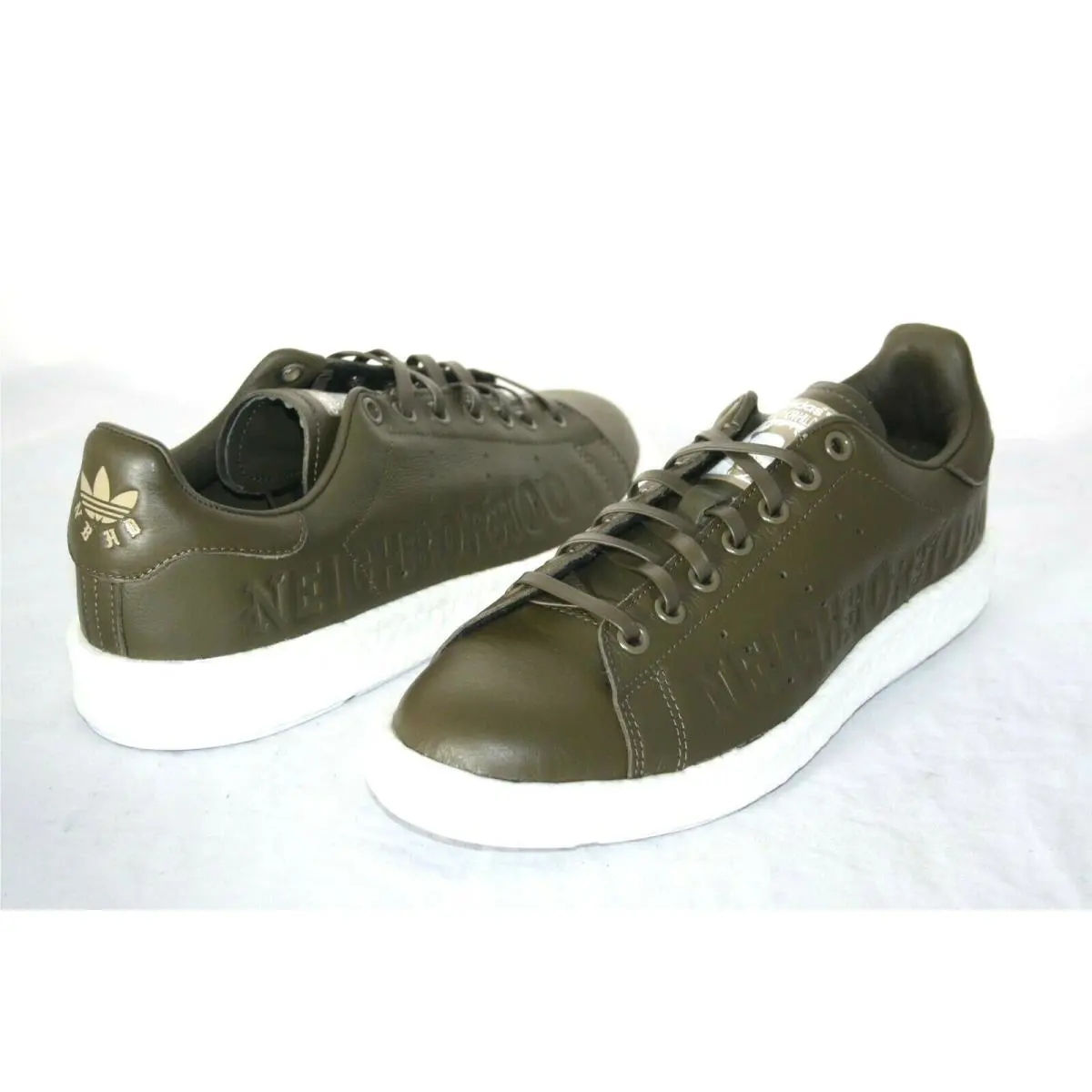 Adidas shoes - ADIDAS STAN SMITH BOOST NBHD - B37342 - DARK OLIVE/WHITE 3