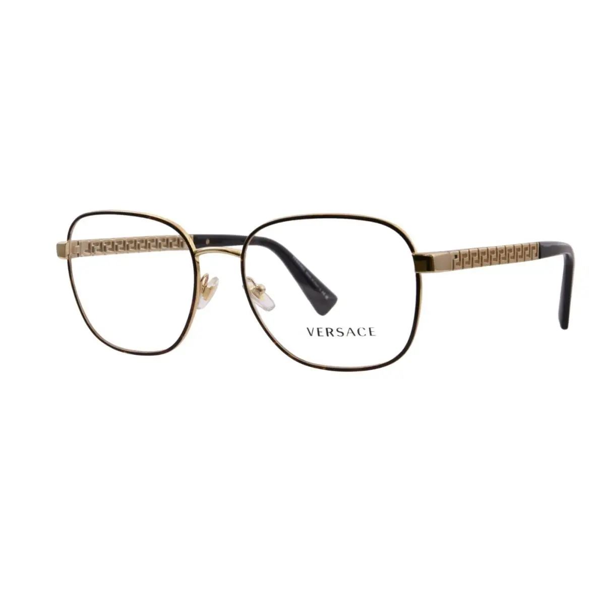 Havana Gold Unisex Eyeglasses VE1290-1499 by Versace