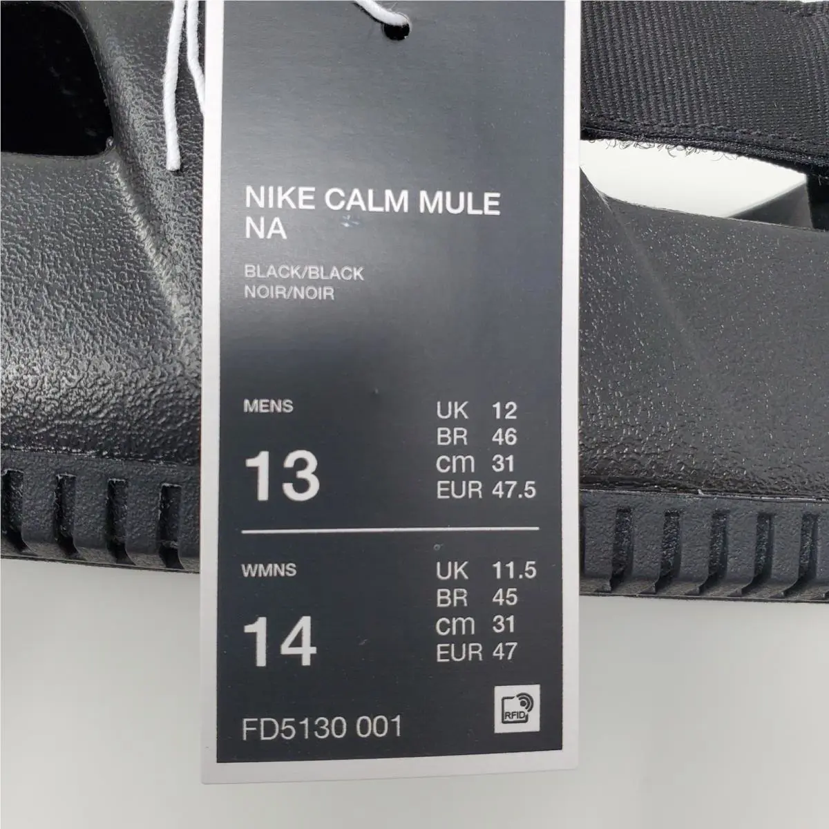 Nike shoes - Nike Calm Mules - Calm Mules - FD5130-001 - Black 8