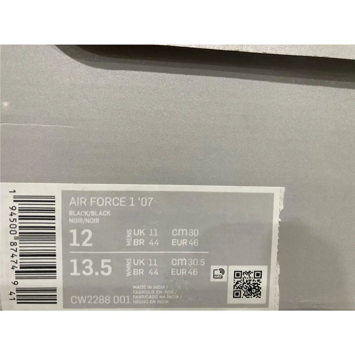 Nike shoes - Nike Air Force 1 - Air Force - Black 14