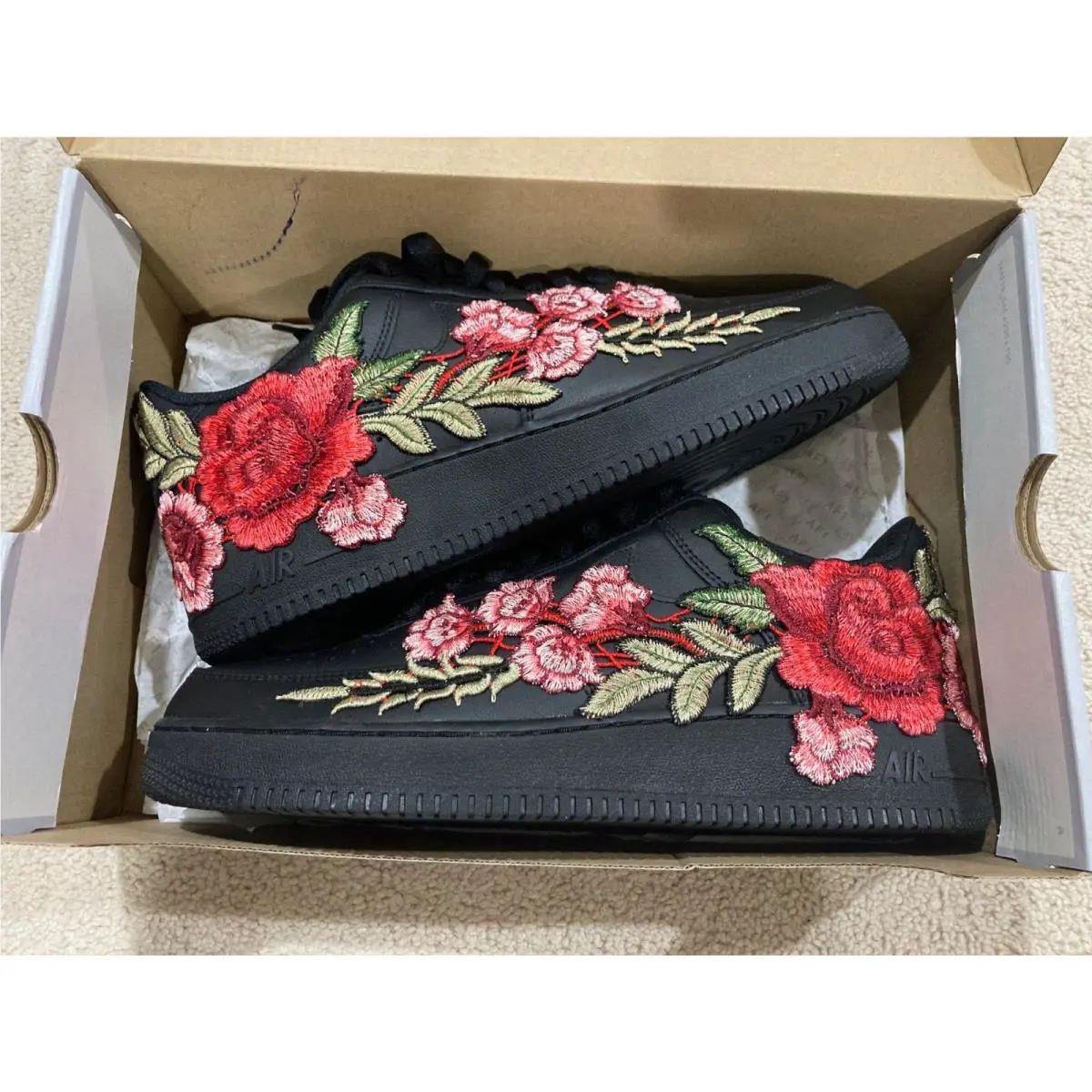 Nike shoes - Nike Air Force 1 - Air Force - Black 15