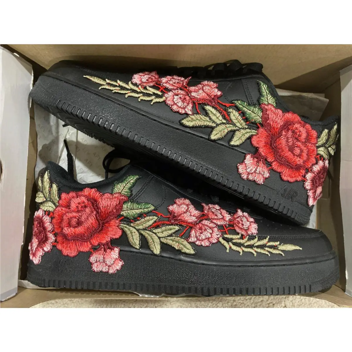 Nike shoes - Nike Air Force 1 - Air Force - Black 8