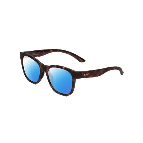 Smith Caper Women Cateye Polarized Sunglasses in Tortoise 53mm Choose Lens Color Blue Mirror Polar by Smith Optics