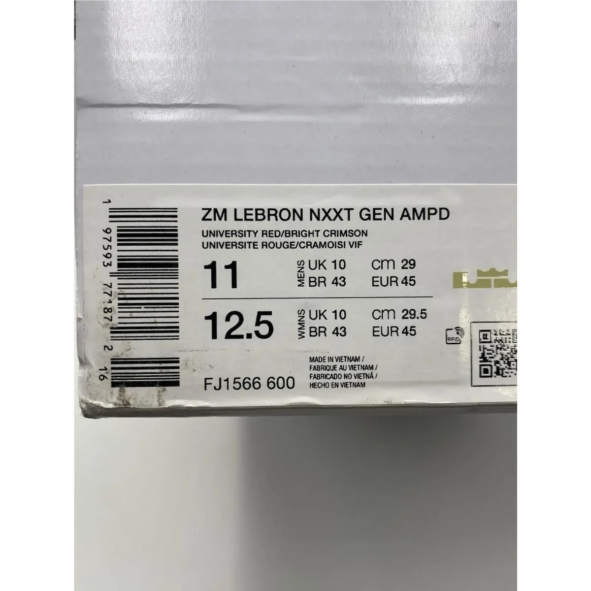 Nike shoes - Nike LeBron NXXT - LeBron NXXT - FJ1566-600 - University Red/Bright Crimson (UPC: 197593771872) 8