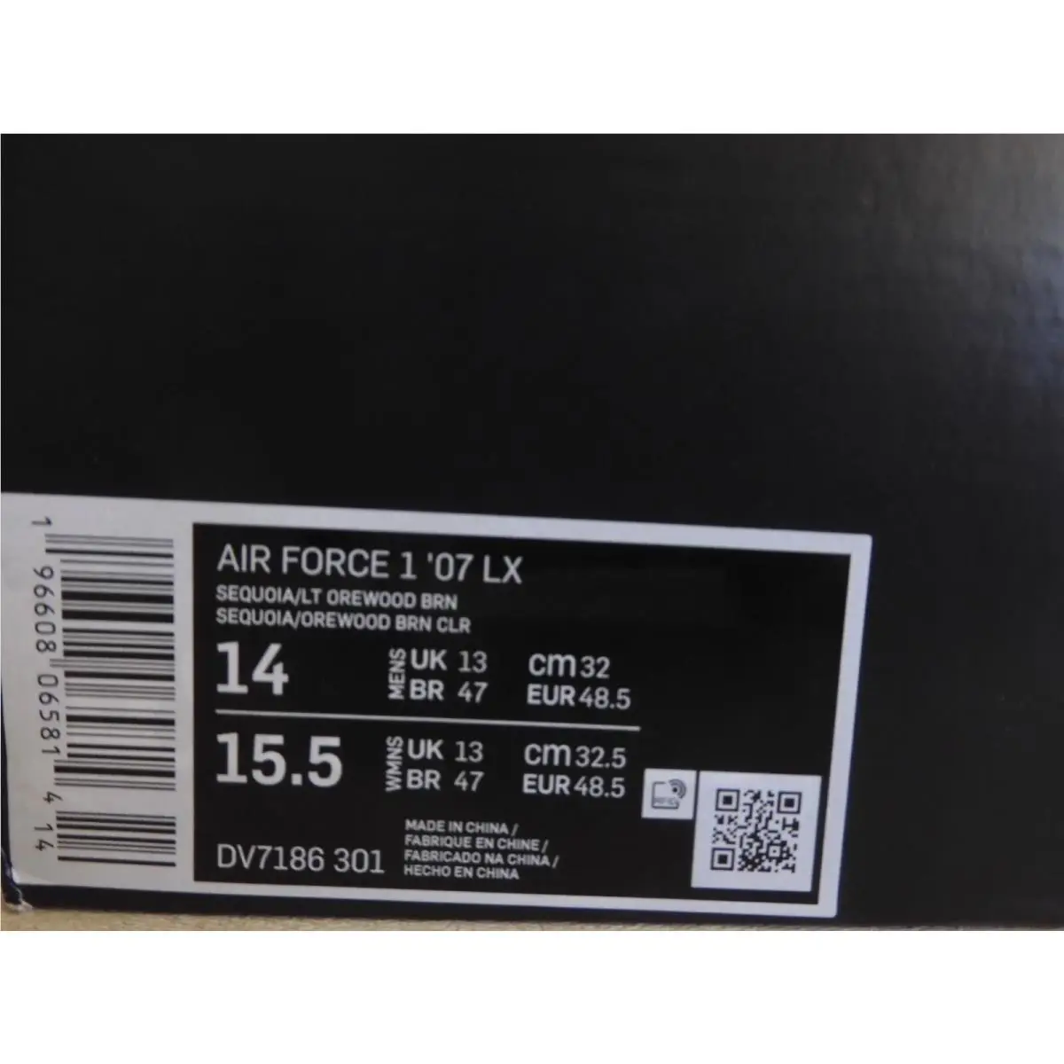 Nike shoes - Nike Air Force 1 `07 LX - DV7186-301 - Green (UPC: 196608065814) 3