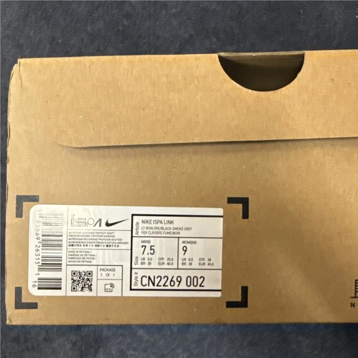 Nike shoes - Nike ISPA Link - ISPA Link - CN2269-002 - Gray (UPC: 195869263144) 4