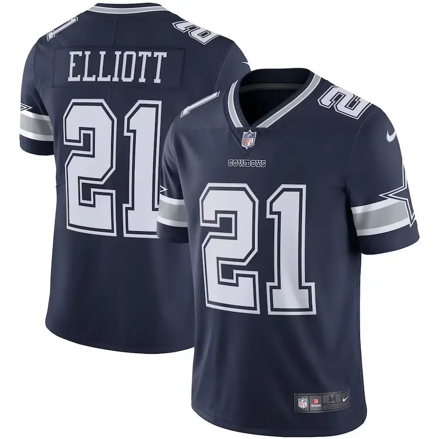 Nike Ezekiel Elliott Dallas Cowboys Vapor Limited Jersey - S A098