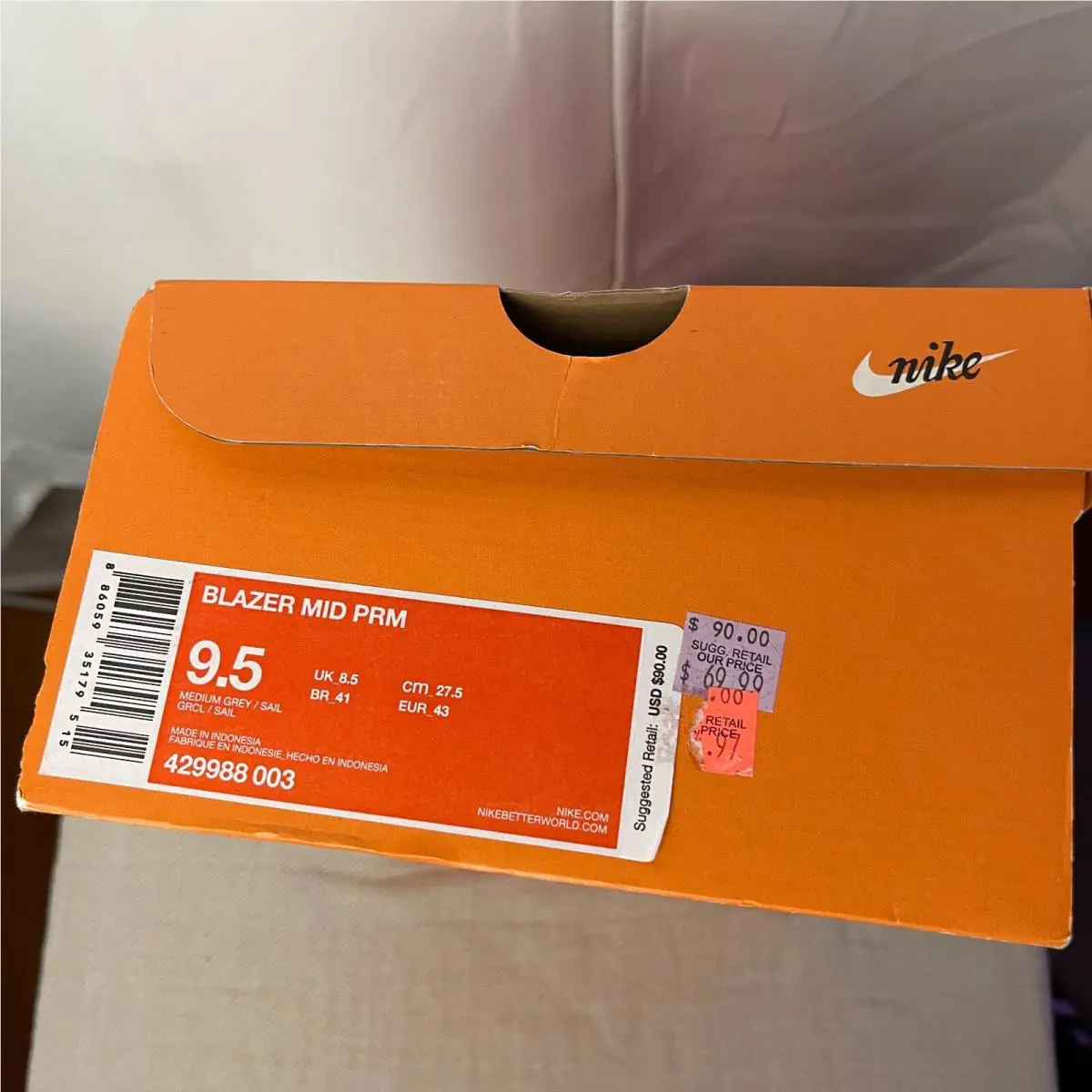 Nike shoes - Nike Blazer - Blazer - 429988-003 - Gray 0