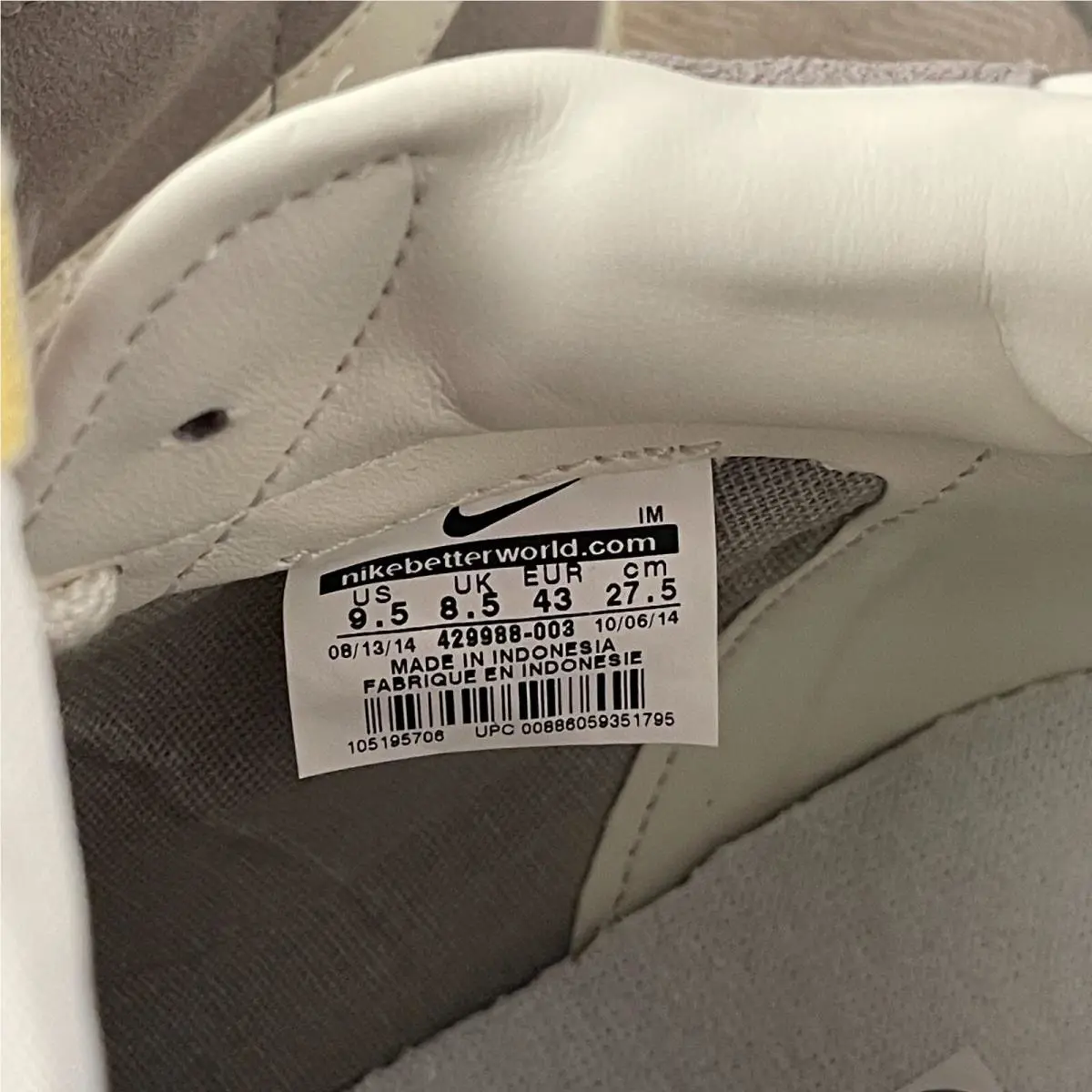 Nike shoes - Nike Blazer - Blazer - 429988-003 - Gray 4