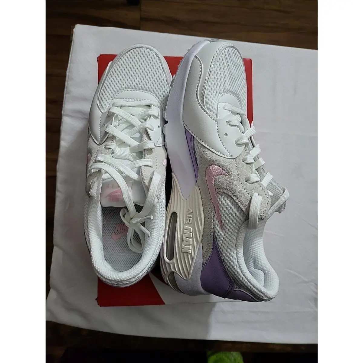 Nike shoes - Nike Air Max Excee - Air Max Excee - CD5432-130 - Sail/Summit White-Lilac Bloom (UPC: 197593621221) 0