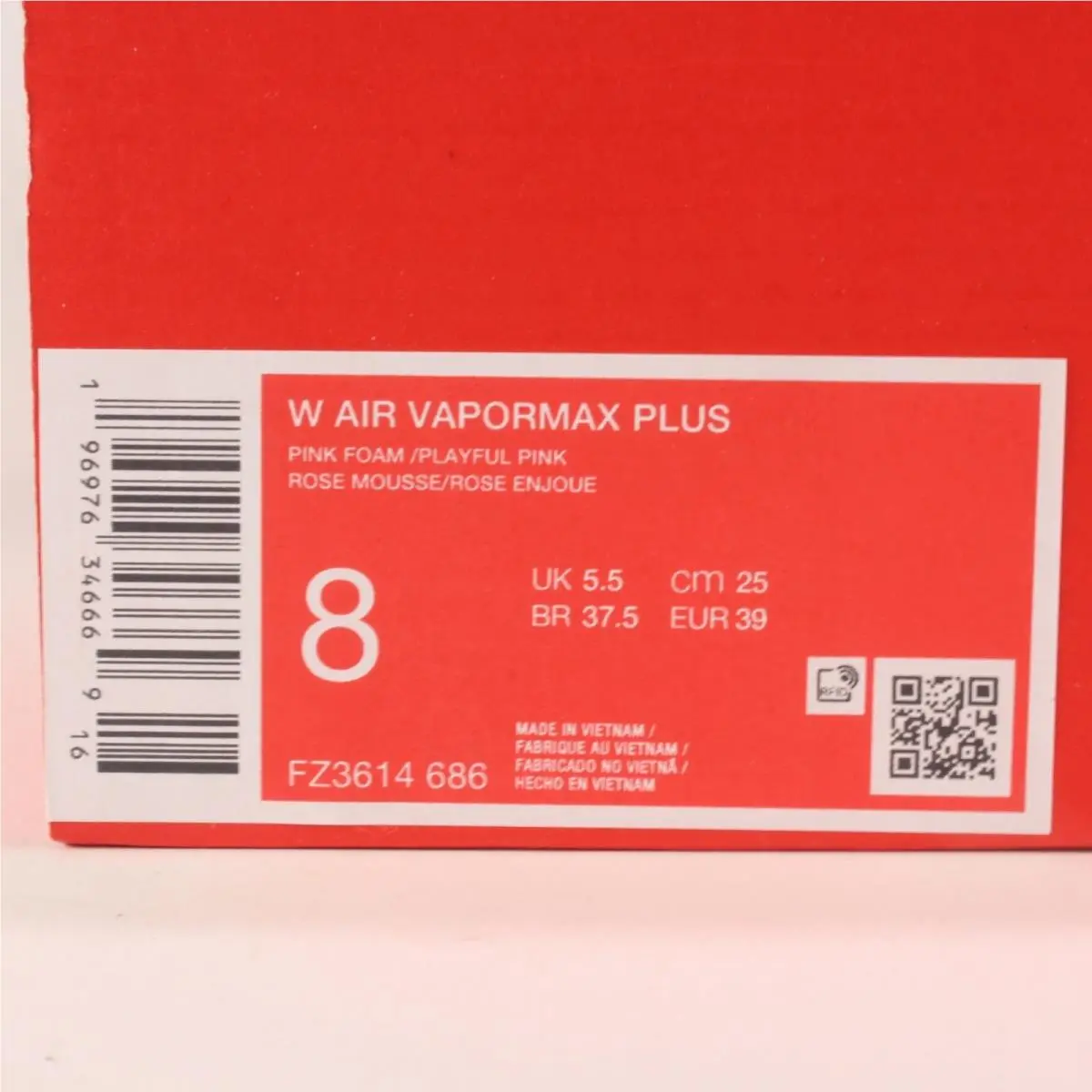 Nike shoes - Nike Air Vapormax Plus - Air Vapormax Plus - CW6974-100 - Pink 8