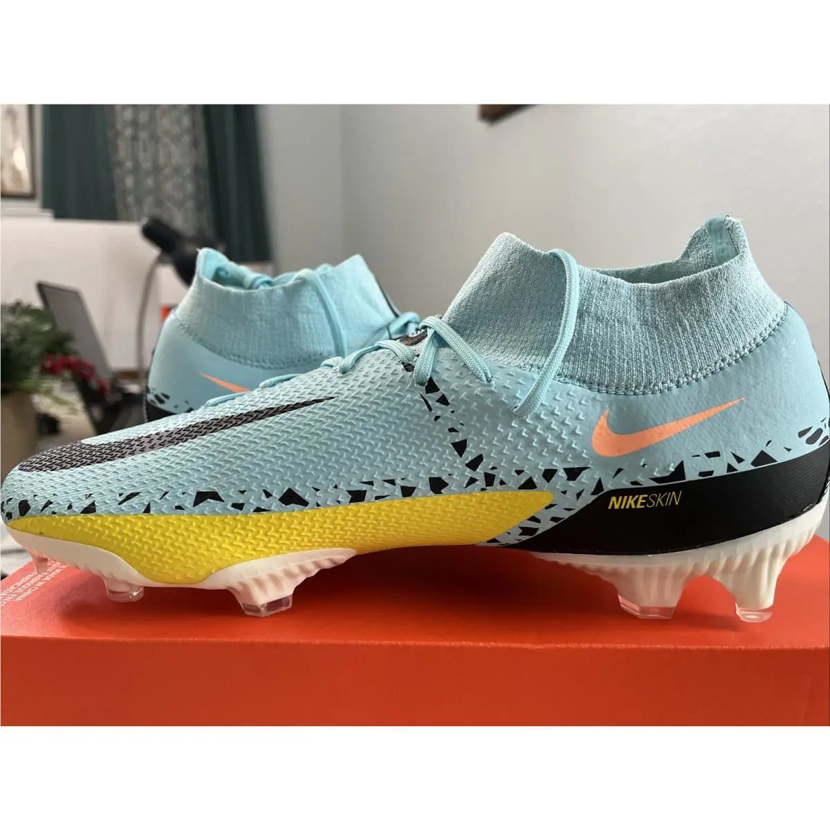 Nike shoes - Nike Phantom GT2 PRO DF FG - DC0759 407 - Glacier Ice Black 0