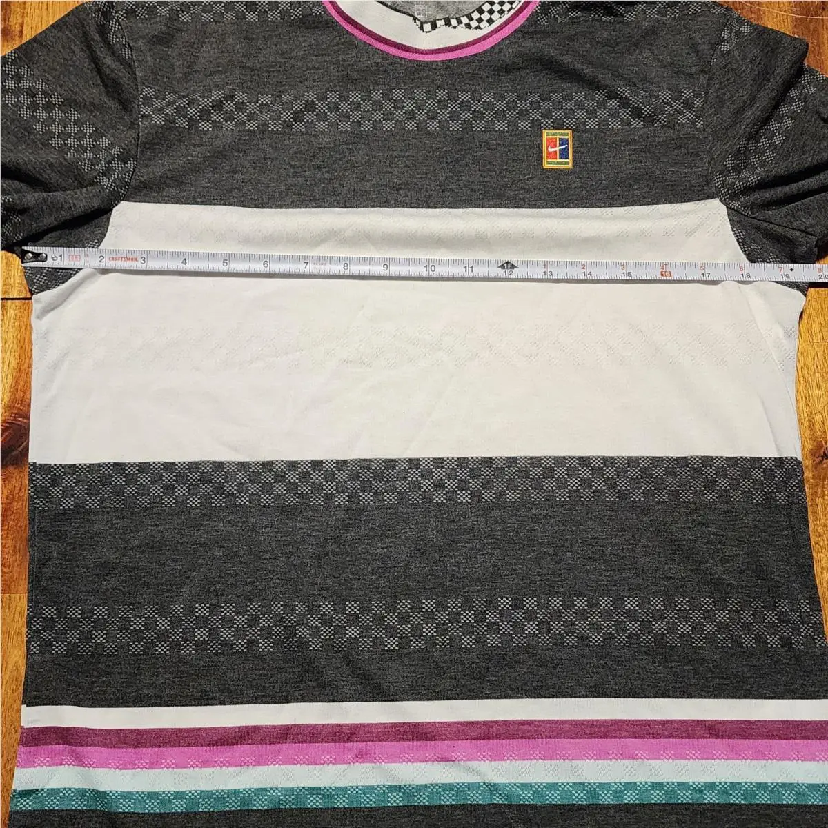 Nike clothing - Nike Court Challenger S/S Tennis Crew - AJ8183010 - Multicolor (UPC: 091202455125) 8