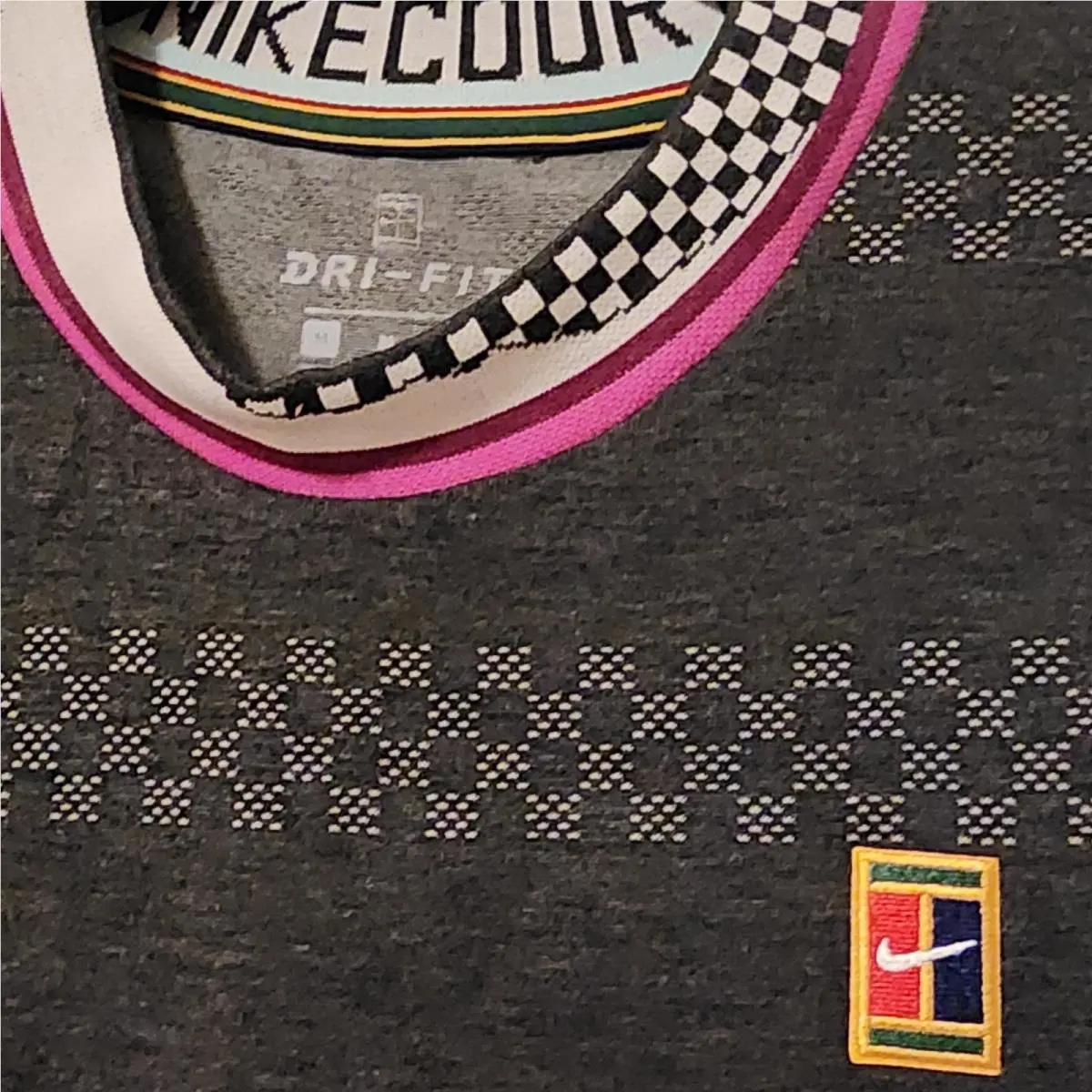 Nike clothing - Nike Court Challenger S/S Tennis Crew - AJ8183010 - Multicolor (UPC: 091202455125) 4