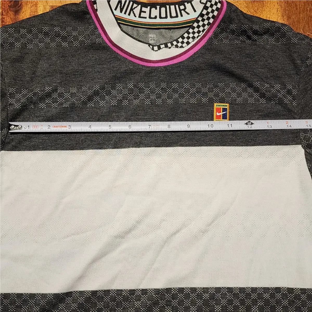Nike clothing - Nike Court Challenger S/S Tennis Crew - AJ8183010 - Multicolor (UPC: 091202455125) 7