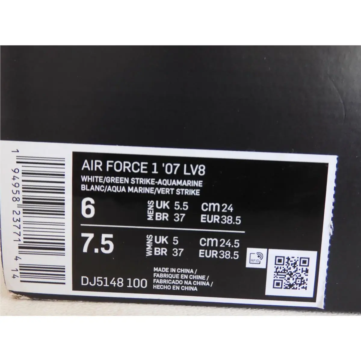 Nike shoes - Nike Air Force 1 `07 LV8 - DJ5148-100 - White (UPC: 194958237714) 3