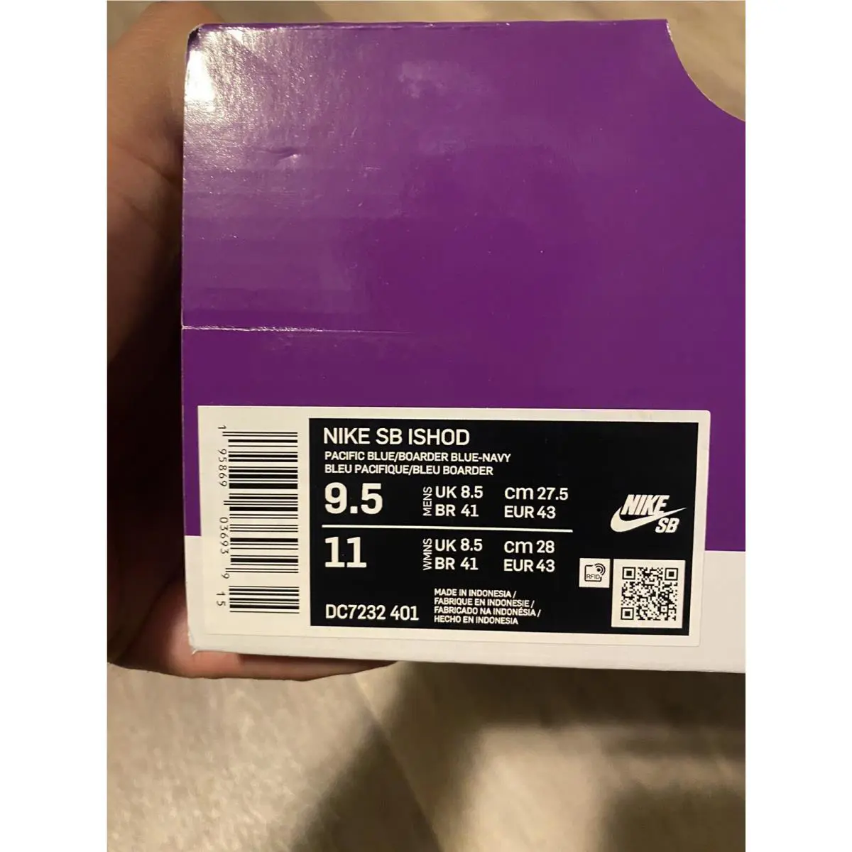 Nike shoes - Nike SB Ishod Wair - Ishod Wair - DC7232-401 - Pacific Blue-Boarder Blue-Navy (UPC: 195869036939) 10