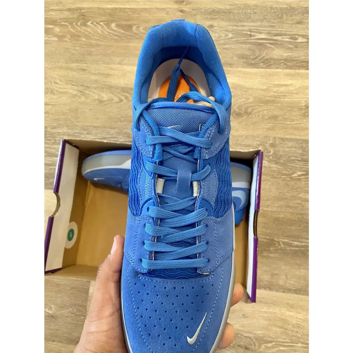 Nike shoes - Nike SB Ishod Wair - Ishod Wair - DC7232-401 - Pacific Blue-Boarder Blue-Navy (UPC: 195869036939) 6