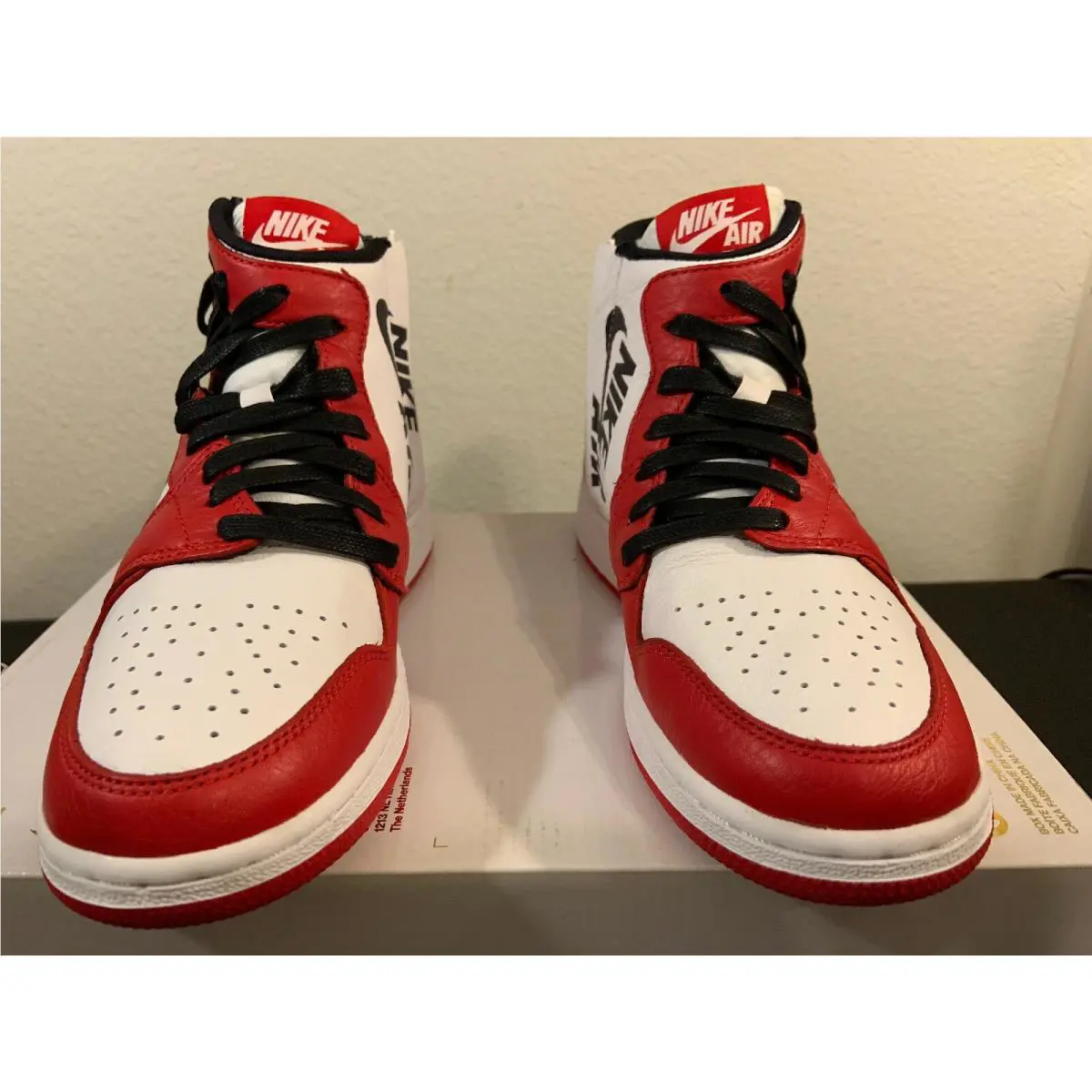 Nike shoes - AIR JORDAN 1 Rebel - AIR Rebel - AT4151 100 - White Black Red 3